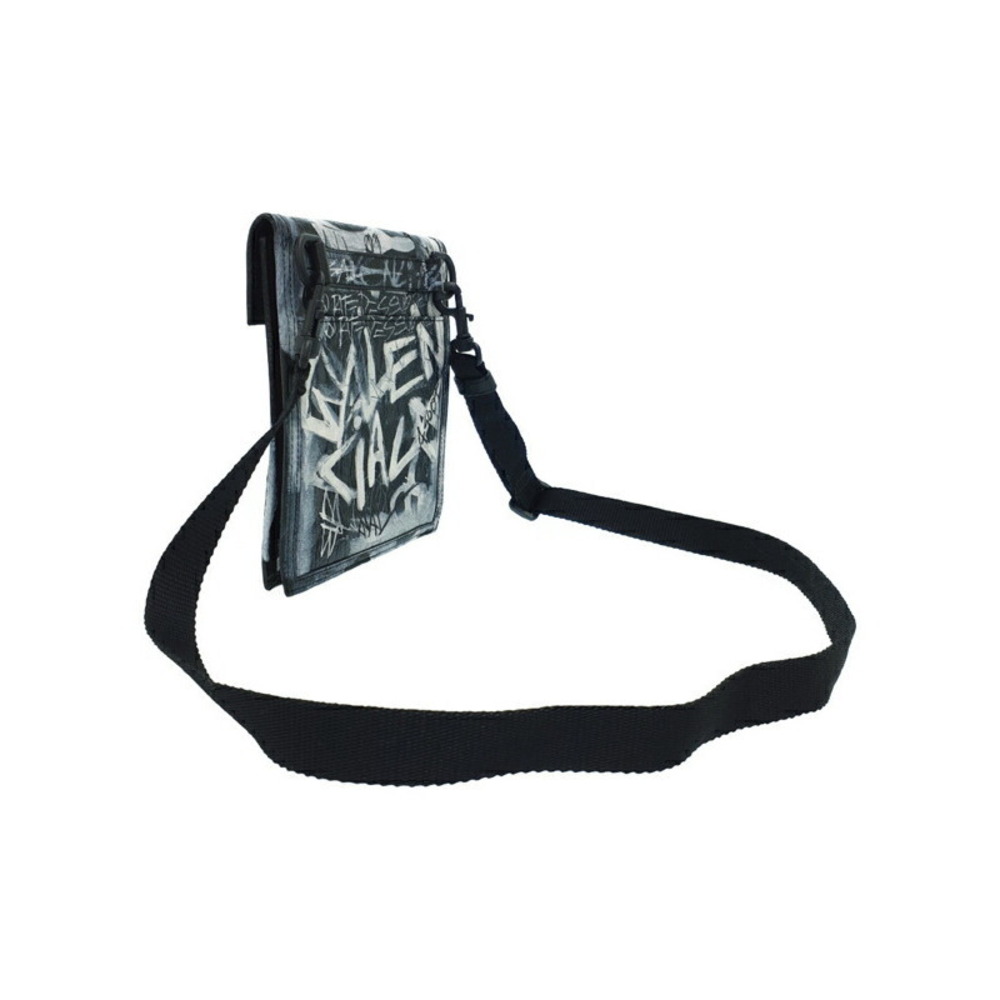 Balenciaga Explorer Pouch Graffiti Shoulder Bag